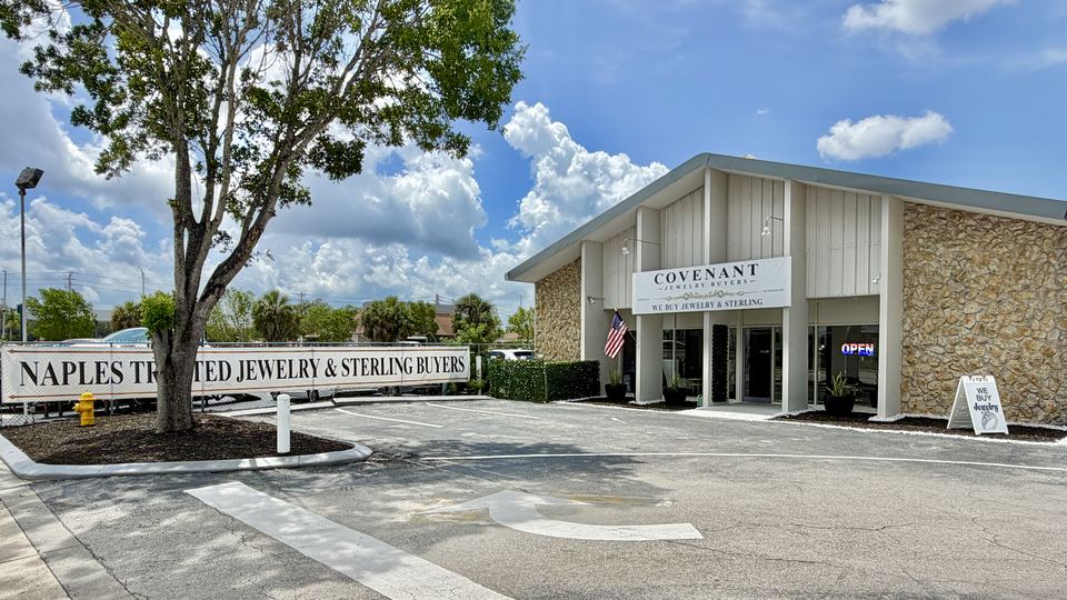 The Covenant storefront and parking lot